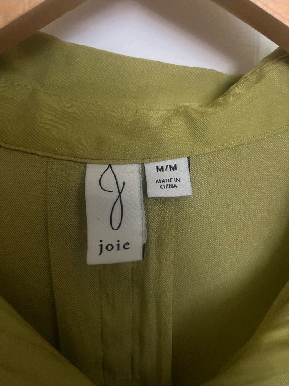 Joie Green Button-Front Short Sleeve Top - Picture 2 of 2
